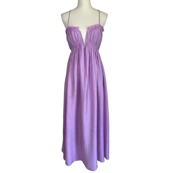 Line & Dot Lylac Maxi Dress in Lilac X-Small New Womens Long Gown - Picture 4 of 13